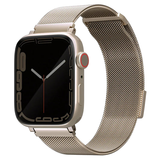 UNIQ Dante Armband für Apple Watch 42mm / 41mm / 40mm / 38 Series, Goldfarben