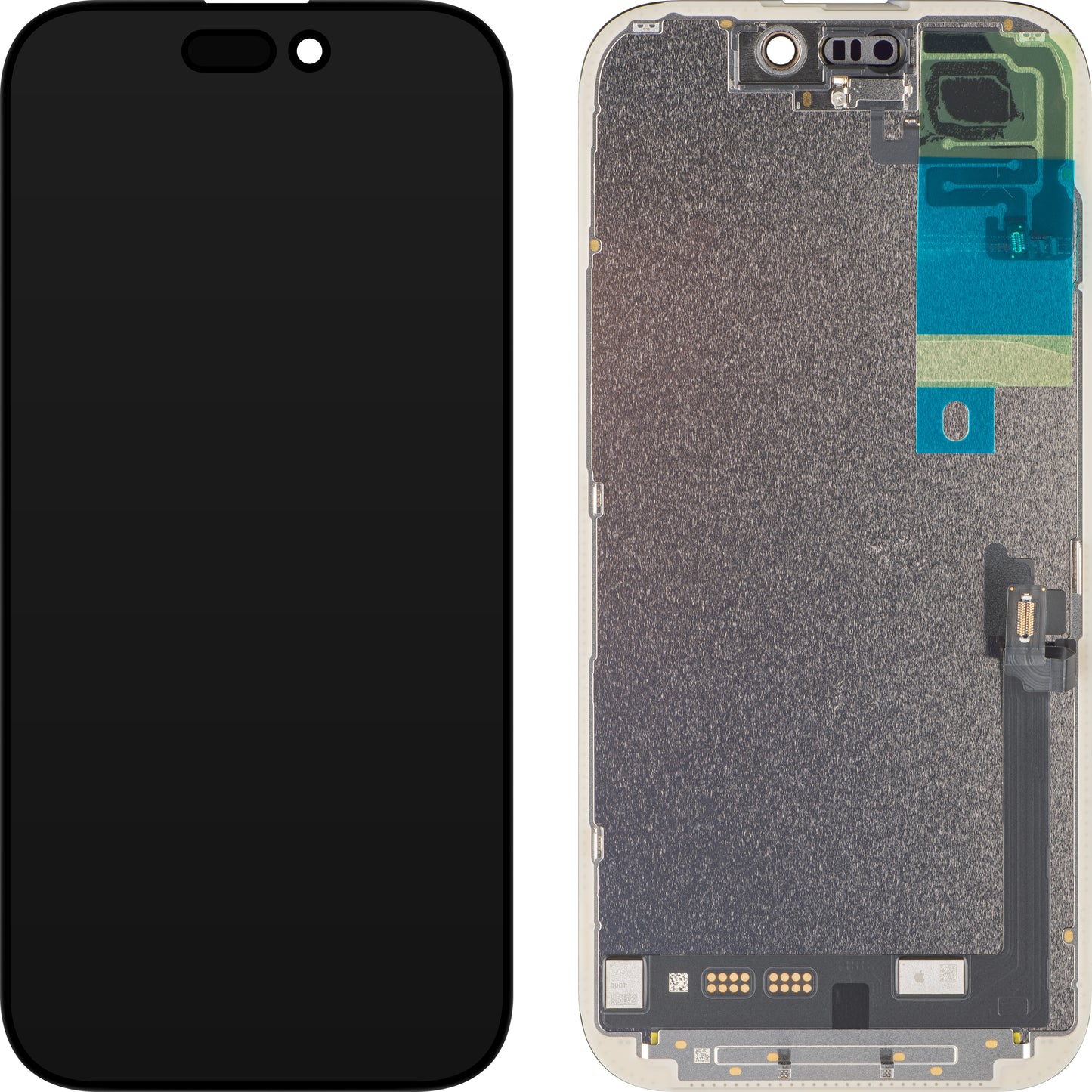 Display mit Touchscreen Apple iPhone 17, mit Rahmen, Schwarz, Service Pack 661-56065