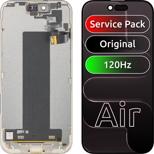 Apple iPhone 17 Air Touchscreen-Display mit Rahmen, Schwarz, Service Pack 661-55240