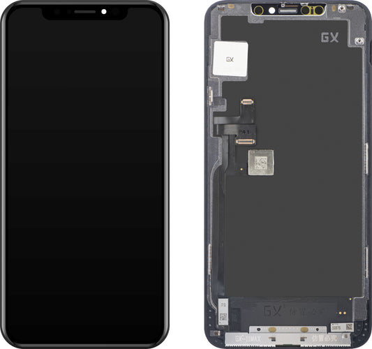 Touchscreen Display GX für Apple iPhone 11 Pro Max, mit Rahmen, OLED Version, Schwarz