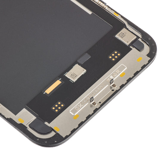 Display mit GX Touchscreen für Apple iPhone 12 Pro Max, mit Rahmen, OLED IC Movable Version, Schwarz