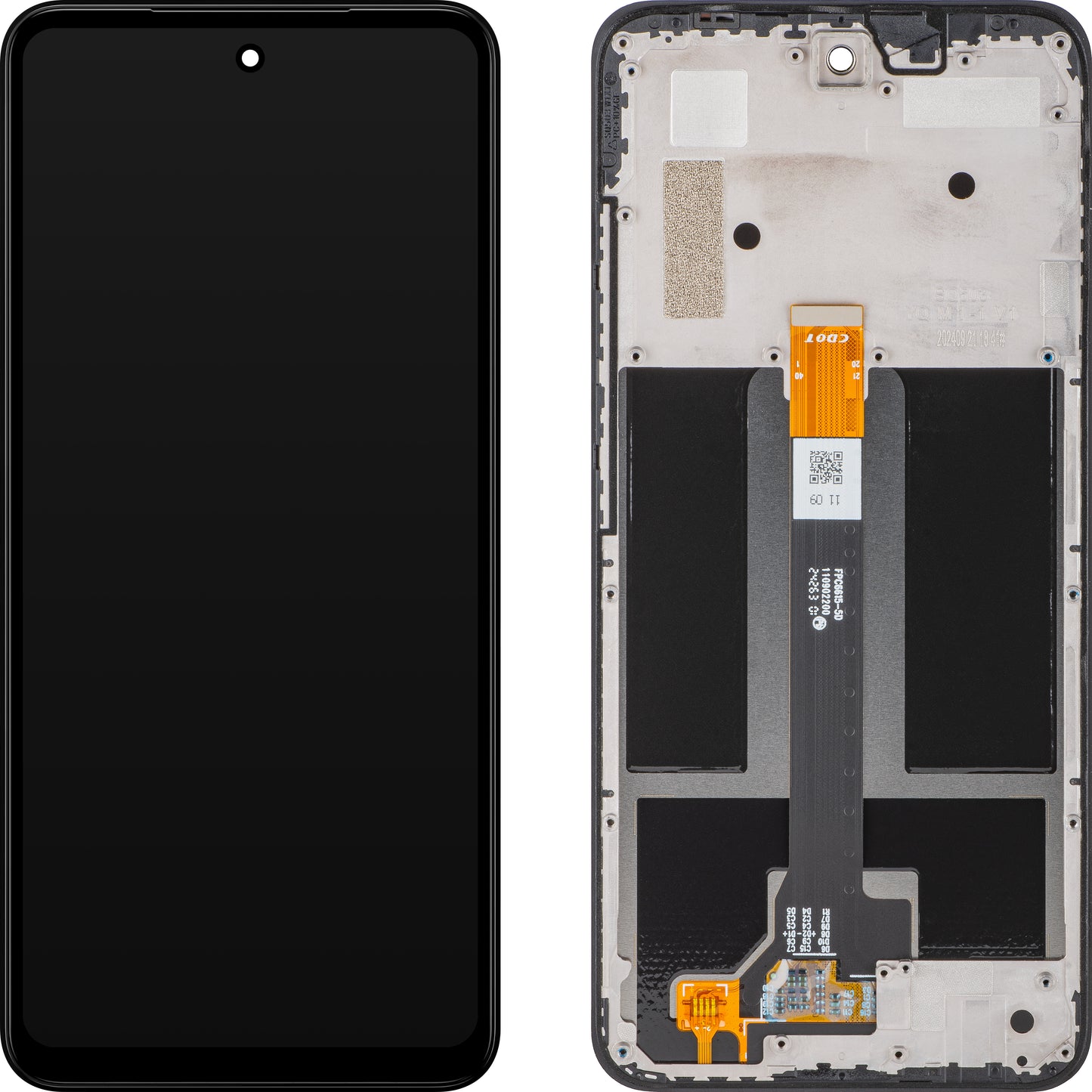 Display mit Touchscreen HMD Fusion, mit Rahmen, Schwarz, Service Pack 70101506H001