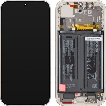 Touchscreen-Display Honor 600, mit Rahmen und Akku, Gold (Golden White), Service Pack 0235ATSN