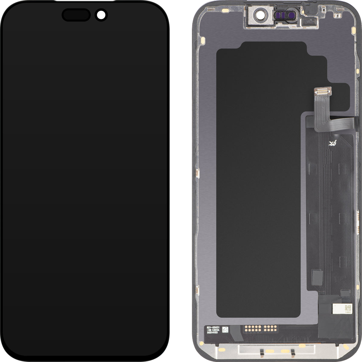 JK Touchscreen-Display für Apple iPhone 17 Pro Max, mit Rahmen, LCD In-Cell IC Movable Version, Schwarz