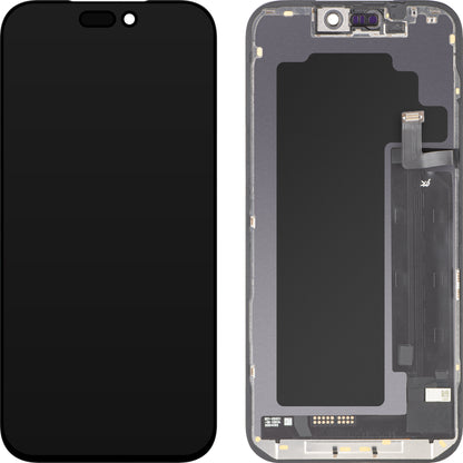 JK Touchscreen-Display für Apple iPhone 17 Pro Max, mit Rahmen, LCD In-Cell IC Movable Version, Schwarz