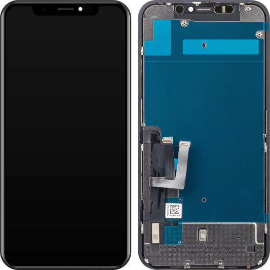 JK Touchscreen Display für Apple iPhone 11, mit Rahmen, In-Cell LCD Version, Schwarz