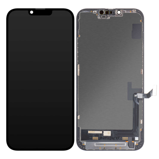 JK Touchscreen-Display für Apple iPhone 14 Plus, mit Rahmen, In-Cell-LCD-Version, Schwarz 