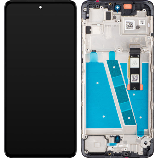 Motorola Moto Moto G72 Touchscreen Display, mit Rahmen, Schwarz, Service Pack 5D68C21701