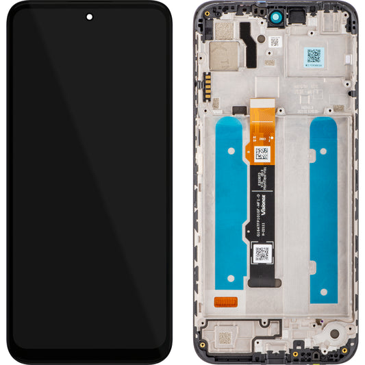 Touchscreen-Display Motorola Moto G31 (XT2173-3), mit Rahmen, Schwarz, Swap 5D68C19989