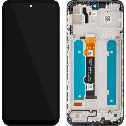 Display mit Touchscreen Motorola Moto G41, mit Rahmen, Schwarz, Swap 5D68C19764