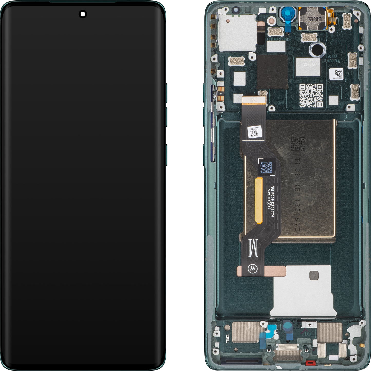 Motorola Edge 50 Touchscreen-Display mit Rahmen, Grün (Jungle Green), Swap 5D68C25136