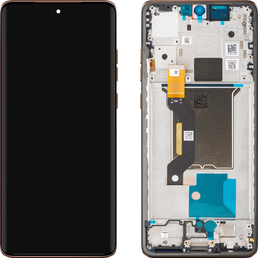 Display mit Touchscreen Motorola Edge 60 Fusion, mit Rahmen, Braun (Mocha Mousse), Service Pack 5D68C30578