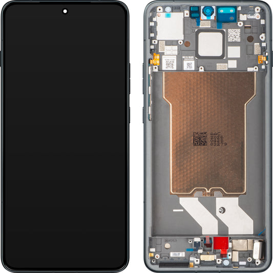 Touchscreen-Display Motorola Edge 70 Max, mit Rahmen, Schwarz (Pantone Dark Shadow) 5D68C33281