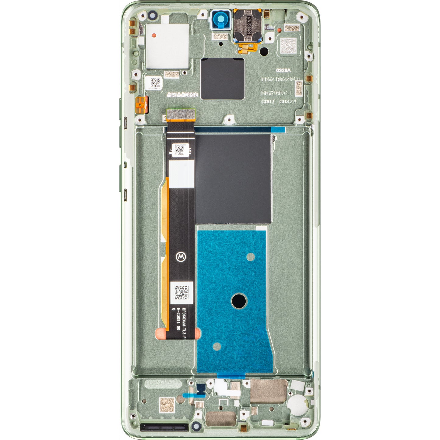 Display mit Touchscreen Motorola Edge 40, mit Rahmen, Grün (Nebula Green), Service Pack 5D68C22672