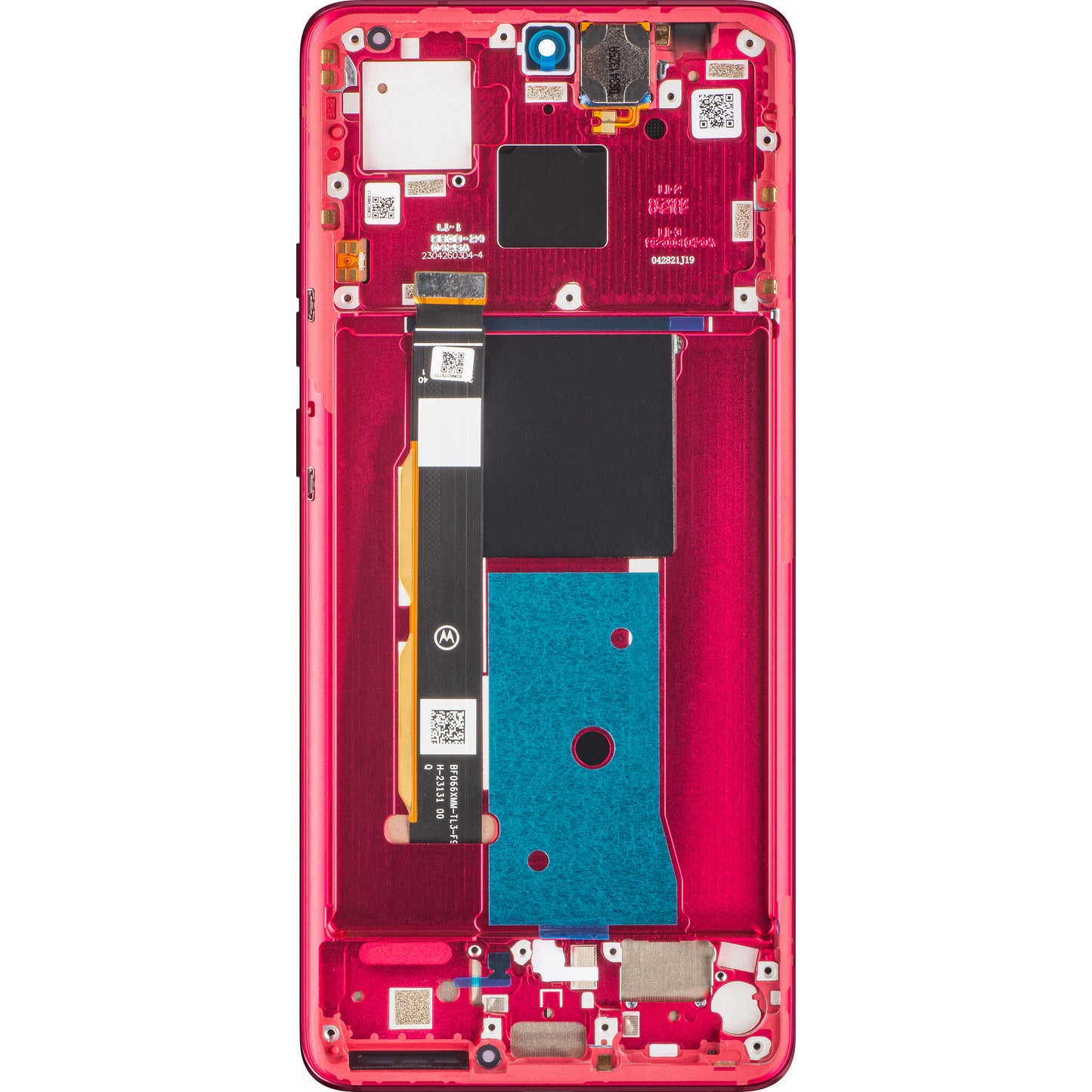 Display mit Touchscreen Motorola Edge 40, mit Rahmen, Rot (Viva Magenta), Service Pack 5D68C22712