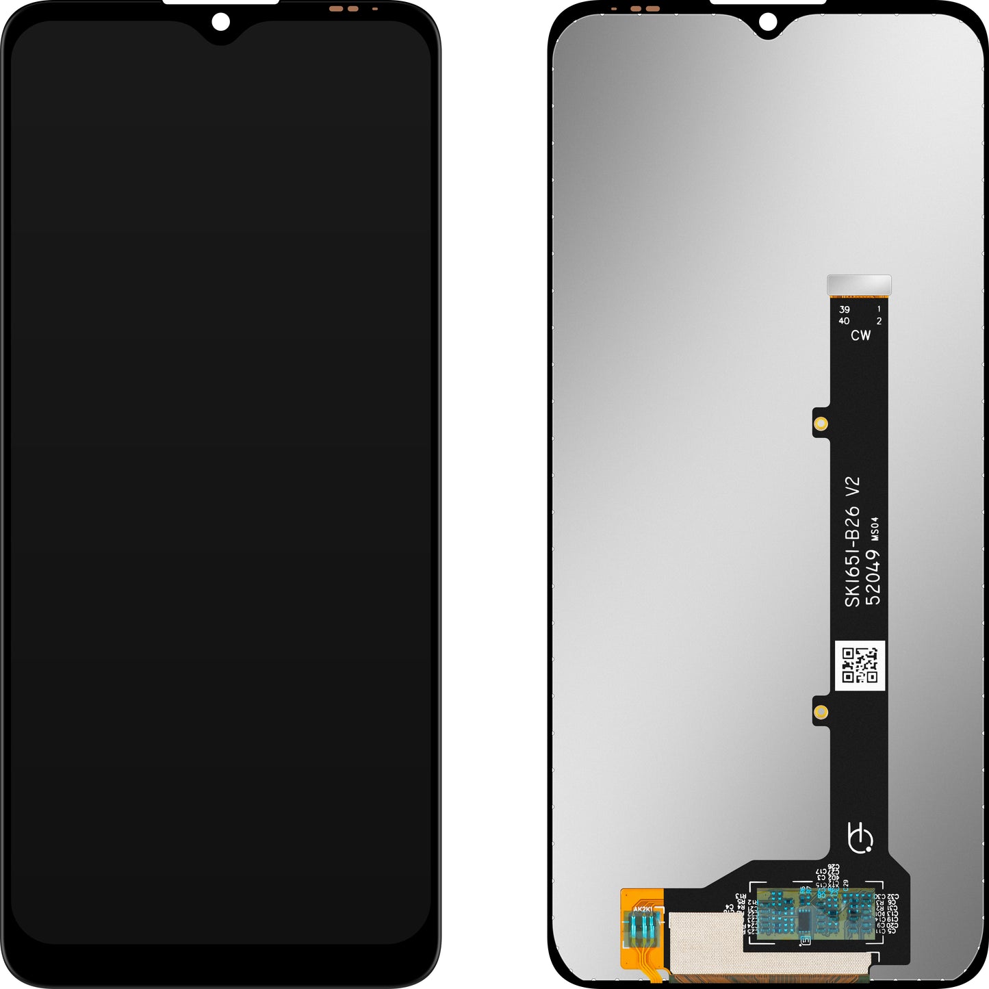 Display mit Touchscreen MP kompatibel mit ZTE Blade A51 / Blade A71