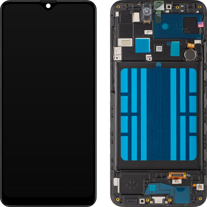 MP Touchscreen Display compatible with Samsung Galaxy A20 A205, with Frame, Black