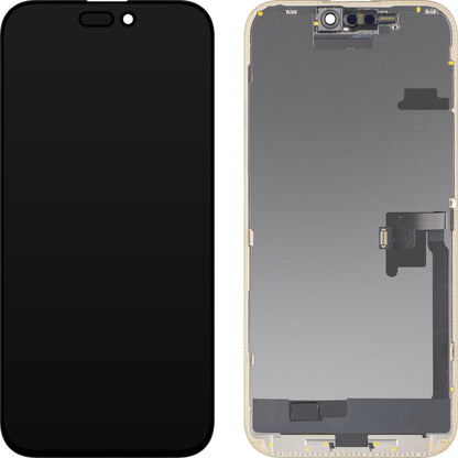 Display mit MP Touchscreen kompatibel mit Apple iPhone 16 Pro Max, mit Rahmen, OLED FHD Diagnostic Version, Schwarz