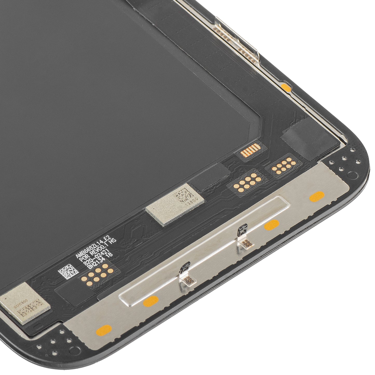 Display mit MP Touchscreen kompatibel mit Apple iPhone 14 Pro Max, mit Rahmen, Soft OLED IC Movable 120Hz FHD Version, Schwarz