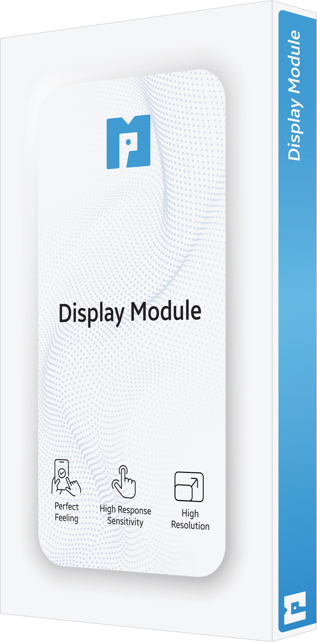 MP Touchscreen-Display kompatibel mit Apple iPhone 16, mit Rahmen, Premium Soft OLED FHD Diagnostic Version, Schwarz