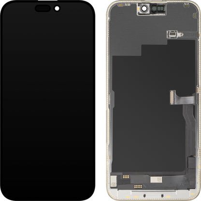 MP Touchscreen Display compatible with Apple iPhone 15 Pro Max, with Frame, OLED FHD Diagnostic Version, Black, Refurbished