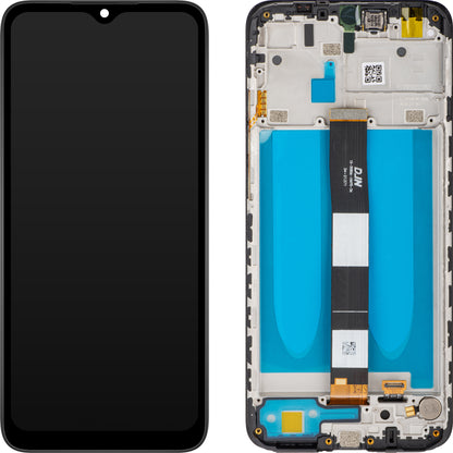 Display mit Touchscreen MP kompatibel mit Xiaomi Redmi 9C NFC / 9C / 9A, mit Rahmen, Schwarz