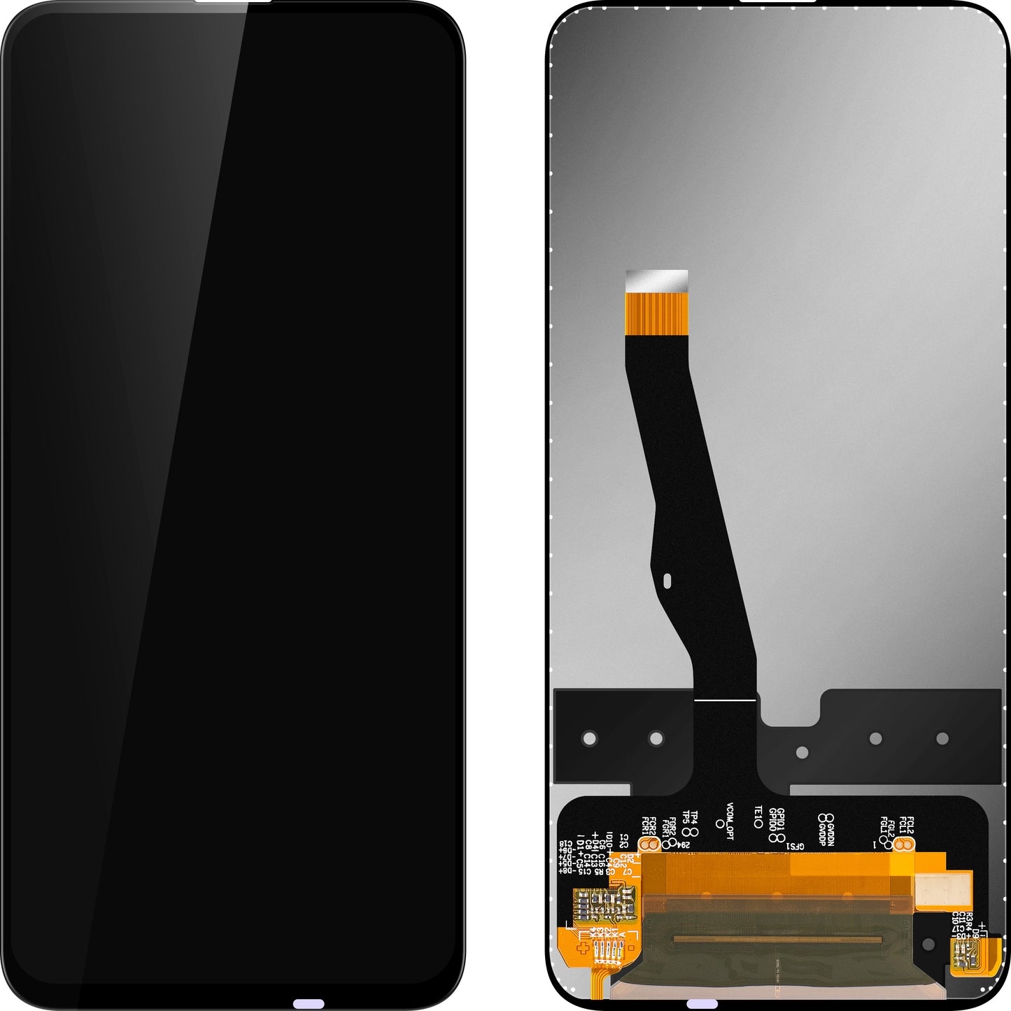 Display mit Touchscreen MP kompatibel mit Honor 9X / Huawei Y9s