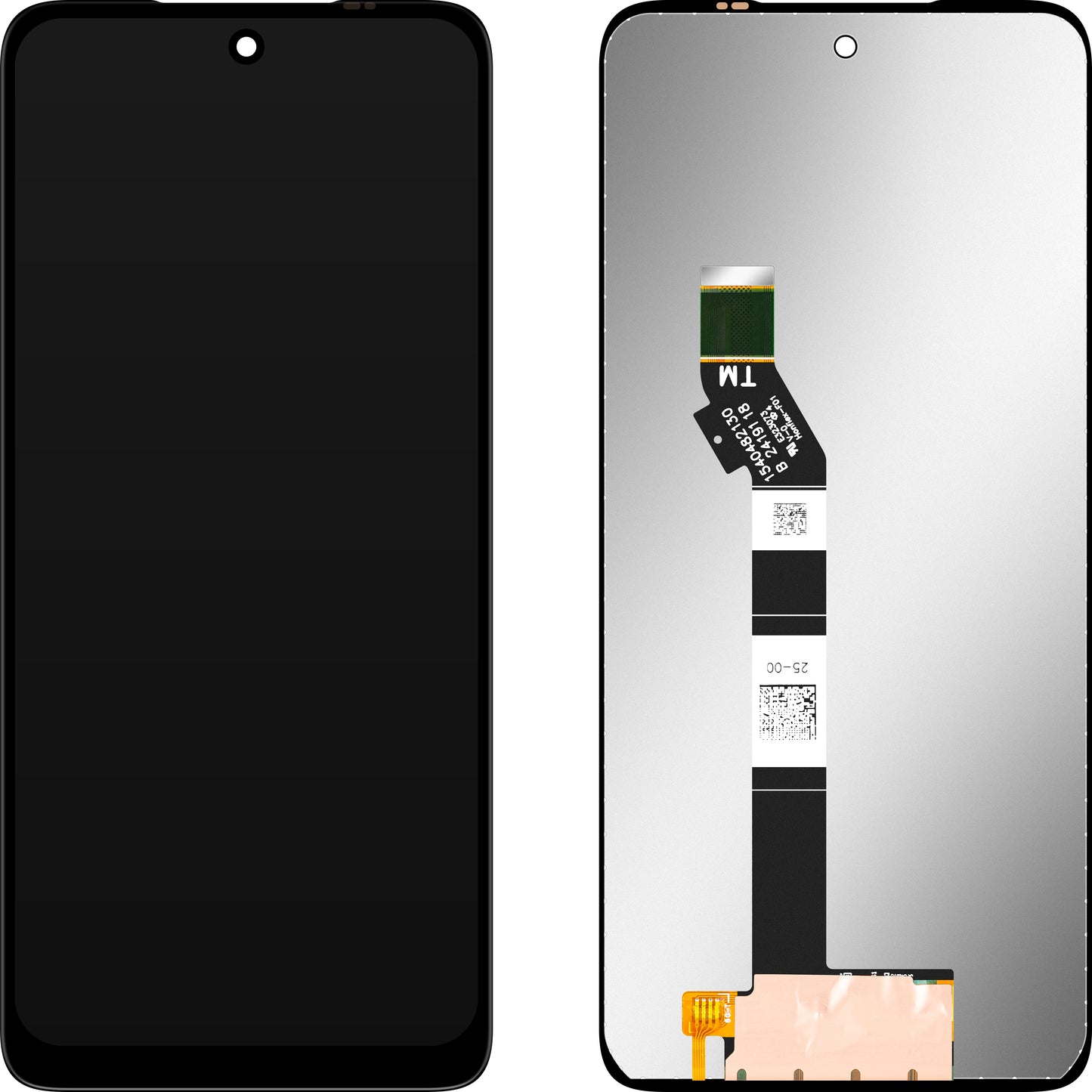 Display mit Touchscreen MP kompatibel mit Motorola Moto G35