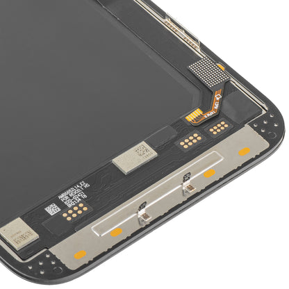 Display mit MP Touchscreen kompatibel mit Apple iPhone 14 Pro Max, mit Rahmen, Soft OLED IC Movable 120Hz FHD Version, Schwarz