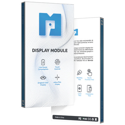 Display mit MP-Touchscreen kompatibel mit Apple iPhone 12 / 12 Pro, mit Rahmen, OLED-Diagnoseversion, Schwarz