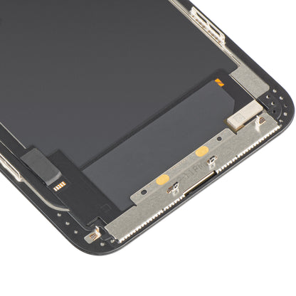 MP Touchscreen Display compatible with Apple iPhone 11 Pro Max, with Frame, OLED FHD IC Movable Version, Black, Resealed