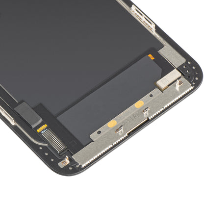 MP Touchscreen Display compatible with Apple iPhone 11 Pro Max, with Frame, OLED FHD IC Movable Version, Black, Resealed