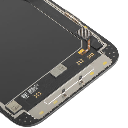 Display mit MP Touchscreen kompatibel mit Apple iPhone 13 Pro Max, mit Rahmen, Soft OLED IC Movable 120Hz FHD Version, Schwarz