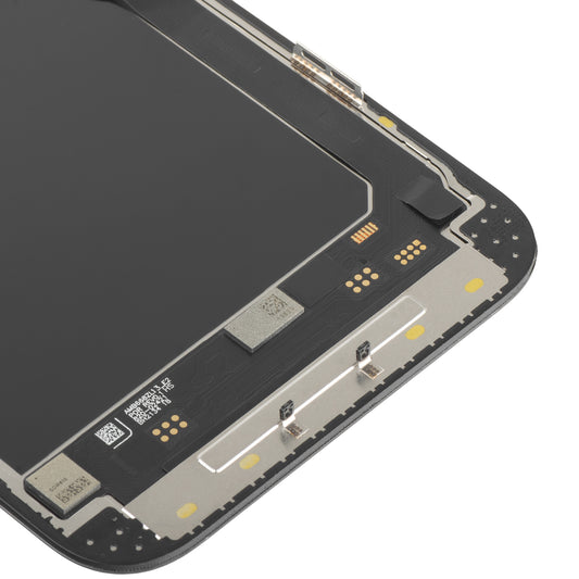 Display mit MP Touchscreen kompatibel mit Apple iPhone 13 Pro Max, mit Rahmen, Soft OLED IC Movable 120Hz FHD Version, Schwarz