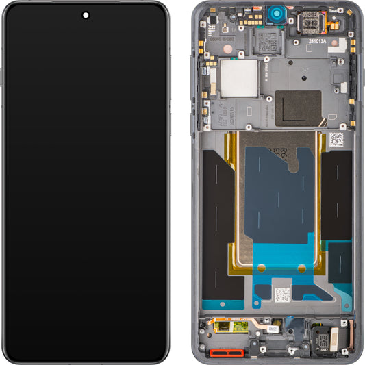 Display mit Touchscreen Oppo Find X8 Pro, mit Rahmen, Schwarz (Space Black), Service Pack 621029000356