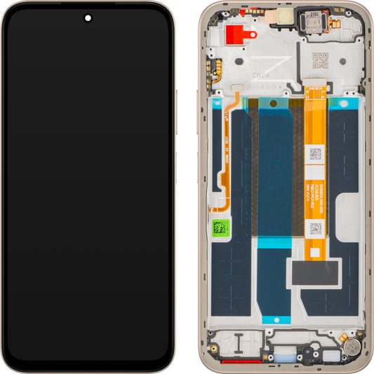 Display mit Touchscreen Oppo A6, mit Rahmen, Gold (Aurora Gold), Service Pack 621029000760