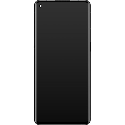 Display mit Touchscreen Oppo Reno4 Pro 5G, mit Rahmen, Schwarz (Space Black), Service Pack 4904736