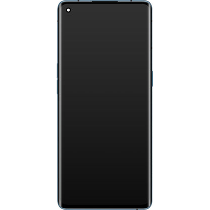 Display mit Touchscreen Oppo Reno4 Pro 5G, mit Rahmen, Blau (Galactic Blue), Service Pack 4904737