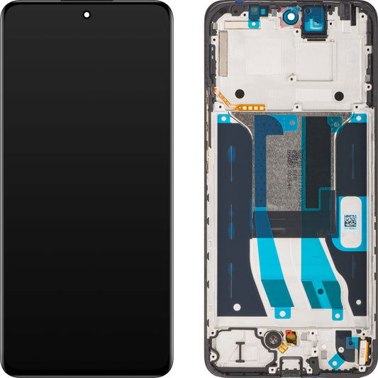 Touchscreen-Display Realme 13 4G / 12 4G, gerahmt, schwarz, Service Pack 621029000225 