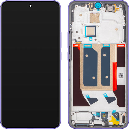 Display mit Touchscreen Realme 14 Pro+, mit Rahmen, Lila (Bikaner Purple), Service Pack 621039000081