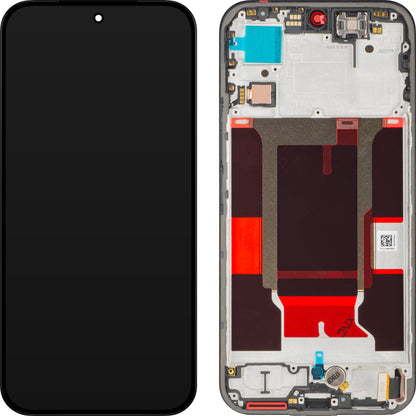 Display mit Touchscreen Realme 16 Pro, mit Rahmen, Schwarz, Service Pack 621029000809