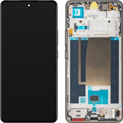 Display mit Touchscreen Realme 16 Pro+, mit Rahmen, Grau, Service Pack 621029000805