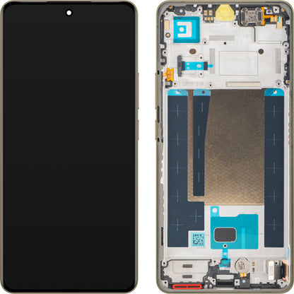 Display mit Touchscreen Realme 16 Pro+, mit Rahmen, Gold, Service Pack 621029000806