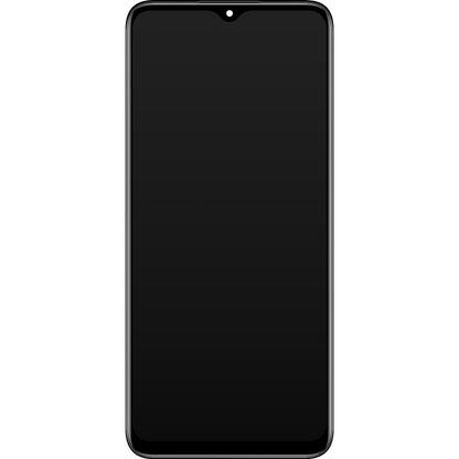 Display mit Touchscreen Realme 9i 5G, mit Rahmen, Schwarz (Rocking Black), Service Pack 4130296