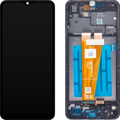 Display mit Touchscreen Samsung Galaxy A04 A045, mit Rahmen, Schwarz, Service Pack GH81-22731A