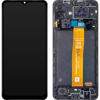 Samsung Galaxy A12 Nacho A127 Touchscreen Display, with Frame, Black, Refurbished GH82-26486A