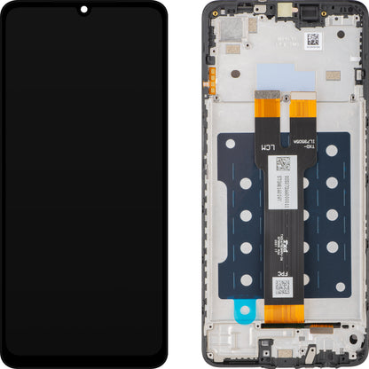 Samsung Galaxy A07 Touchscreen Display with Frame, Black, Service Pack GH81-28713A