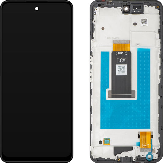 Touchscreen-Display ZTE nubia Neo 3, mit Rahmen, Schwarz, Service Pack 123449501100