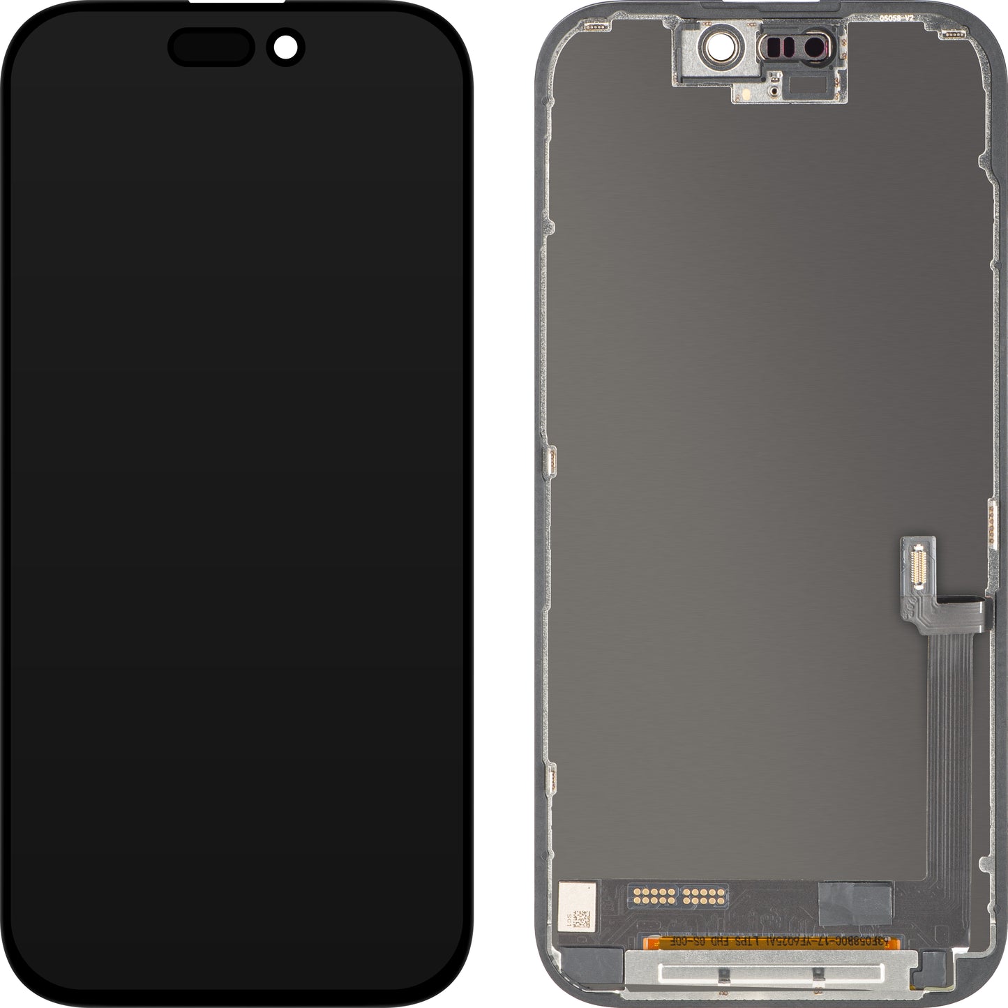Display mit Touchscreen ZY für Apple iPhone 17, mit Rahmen, LCD In-Cell IC Movable Version, Schwarz