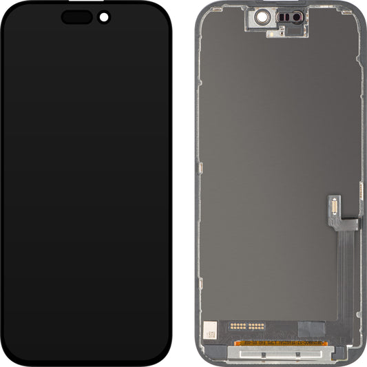 Display mit Touchscreen ZY für Apple iPhone 17, mit Rahmen, LCD In-Cell IC Movable Version, Schwarz